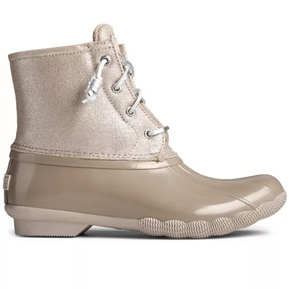 Sperry Shoes - Sperry Saltwater Duck Boots sparkle dove 8.5 NIB